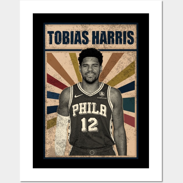 Philadelphia 76ers Tobias Harris Wall Art by RobinaultCoils